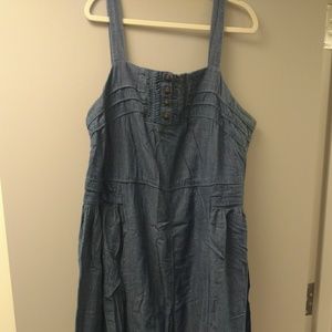 Denim maxi dress  26w